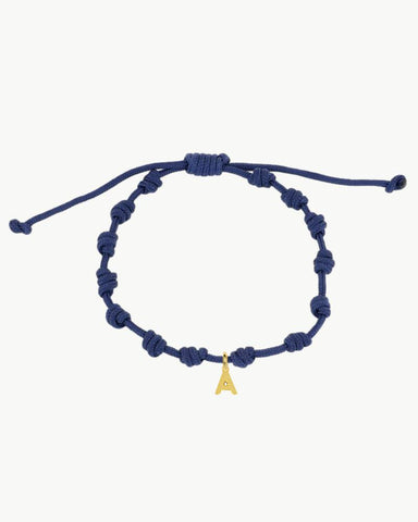 MARINEBLAUES KNOTEN-ARMBAND | ANFANGS-MINI