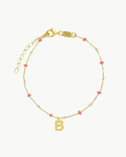 pulsera_bolitas_coral_inicial_mini_Anitials_1