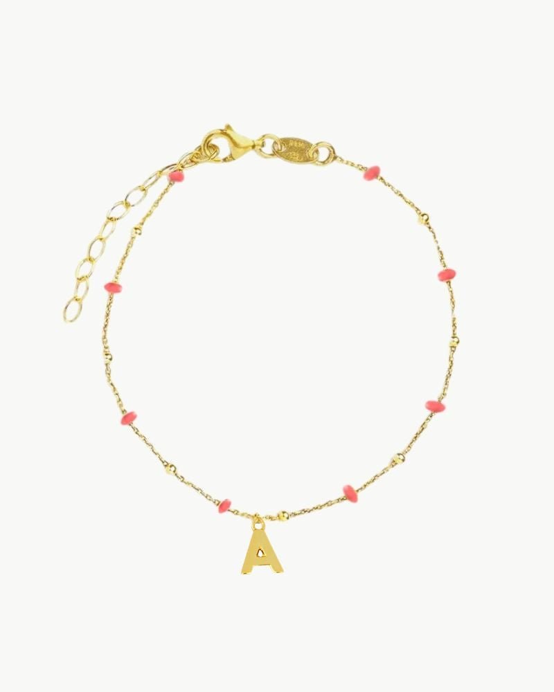 pulsera_bolitas_coral_inicial_mini_Anitials_2