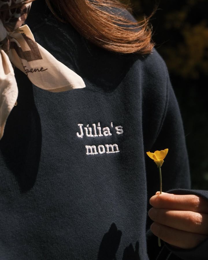 SUDADERA AZUL MARINO | PERSONALIZADA
