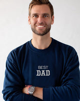 NAVY BLUE SWEATSHIRT | "BEST DAD" EMBROIDERY
