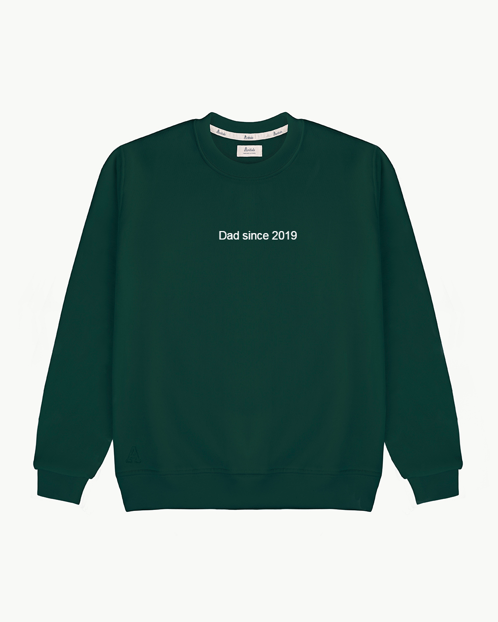 sudadera_dark_green_dad_since_Anitials_1