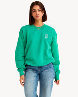 SUDADERA VERDE KELLY | INICIAL