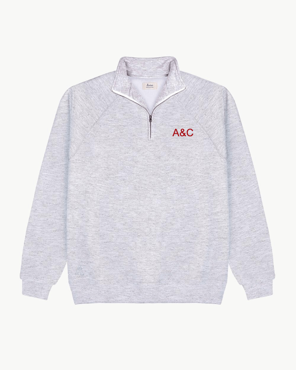 sudadera_gris_zipper_personalizada_Anitials