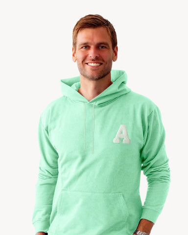 Pullover Hoodie Gildan Mint Green Hoodie Japan-Made Fleece Hoodie