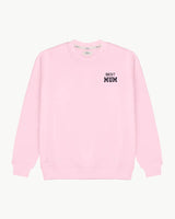 LIGHT PINK SWEATSHIRT | “BEST MUM” EMBROIDERY