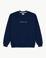 NAVY BLUE SWEATSHIRT |  "DAD SINCE" EMBROIDERY