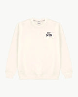 SUDADERA OFF WHITE | BORDADO "BEST MUM"
