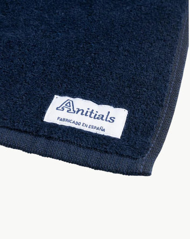 NAVY BLUE TOWEL | ONE OR MORE LARGE INITIALS