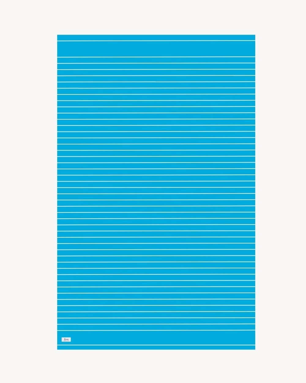 toalla-rayas-horizontales-turquesa