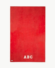 TOALLA ROJA | UNA O MÁS INICIALES MINI