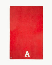 TOALLA ROJA | UNA O MÁS INICIALES GRANDES