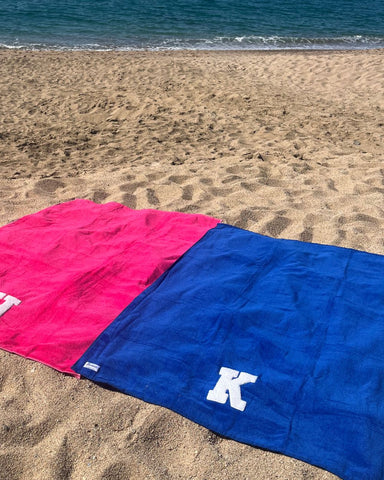 ROYAL BLUE TOWEL | ONE OR MORE LARGE INITIALS
