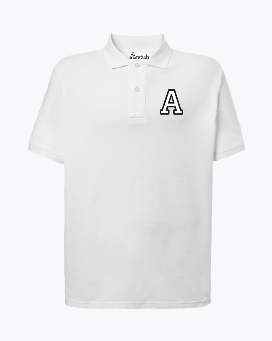 KINDER - WEISSES POLO-SHIRT | ANFANGS-MINI