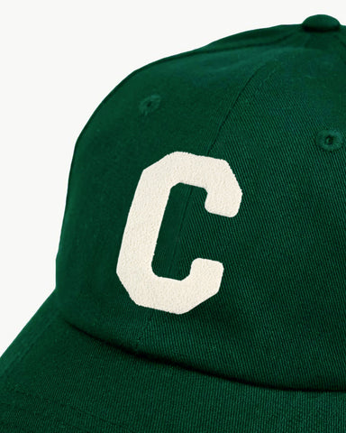 GREEN BOTTLE CAP | INITIAL MINI CURL